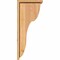 Ekena Millwork Carmel Smooth Corbel w/Backplate, Western Red Cedar, 7 1/2"W x 12"D x 28"H COR08X12X28CAR01SWR - alternate 3